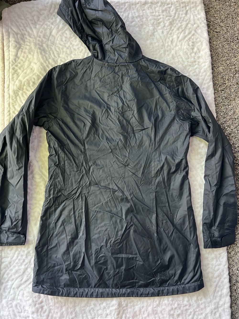 Columbia Women's Black Switchback ll Lined Long Rain Jacket | Size M - Picture 14 of 14